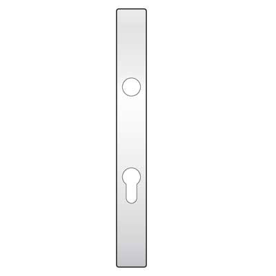 Stainless Narrow Style Plate
