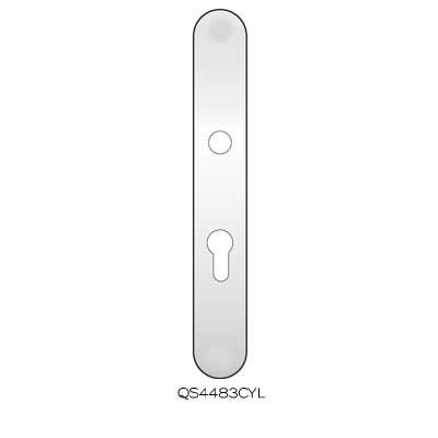 Narrow Oval long plate Cyl