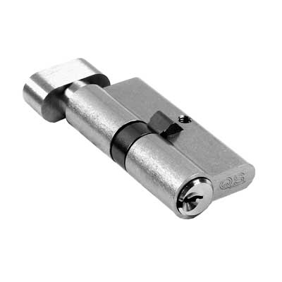 QS1108SN 66mm Satin nickle Double Knob Cylinder