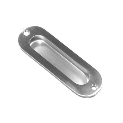 SS Oval Flush Pull QS4418