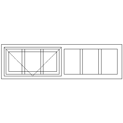 SG2 Strongwood Security Windows 1155W X 330H