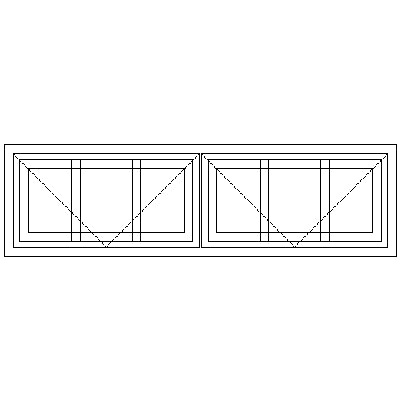 SG7 Strongwood Security Window 1155W X 330H