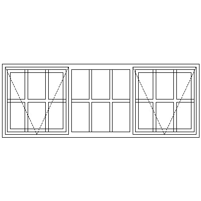 SE4 Strongwood Security Window 1710W X 635H