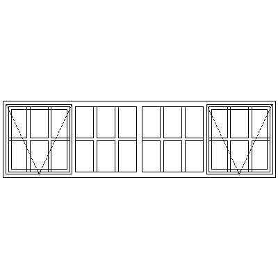 SE22 Strongwood Security Window 2265W X 635H