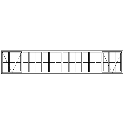 SE22108 Strongwood Security Window 3375W X 635H