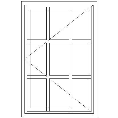 SC1 Strongwood Security Window 600W X 920H