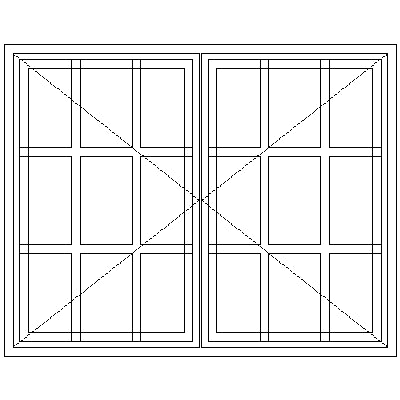 SC7 Strongwood Security Window 1155W X 920H