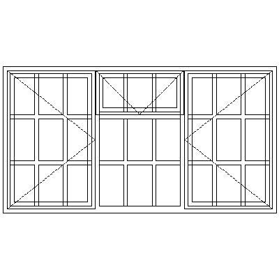 SC4F Strongwood Security Window 1710W X 920H