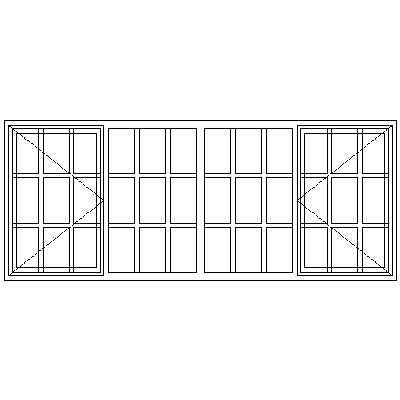 SC22 Strongwood Security Window 2265W X 920H