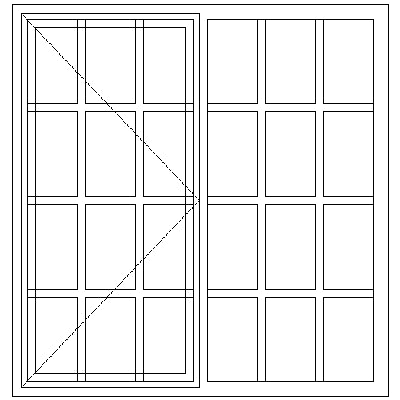 SD2 Strongwood Security Window 1155W X 1205H