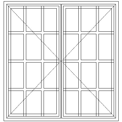 SD7 Strongwood Security Window 1155W X 1205H
