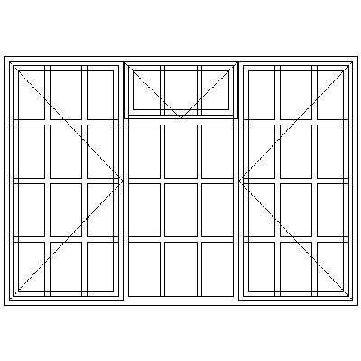SD4F Strongwood Security Window 1710W X 1205H