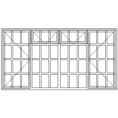 SD22F Strongwood Security Window 2265W X 1205H