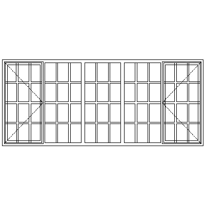 SD229 Strongwood Security Window 2820W X 1205H