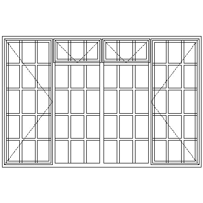 SD522F Strongwood Security Window 2265W X 1490H