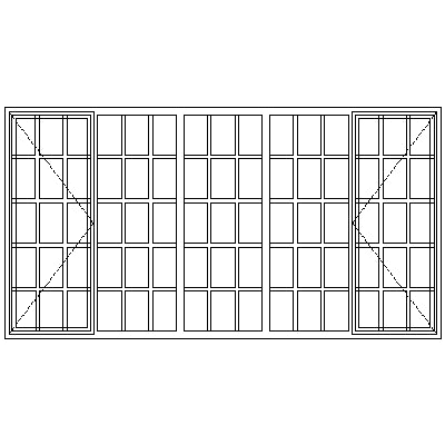 SD5229 Strongwood Security Window 2820W X 1490H
