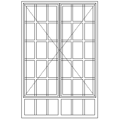 SD57/G Strongwood Security Window 1155W X 1775H