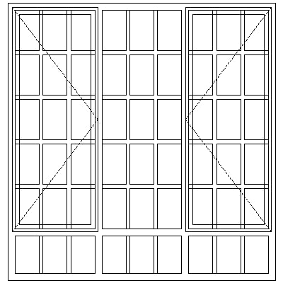 SD54/G Strongwood Security Window 1710W X 1775H