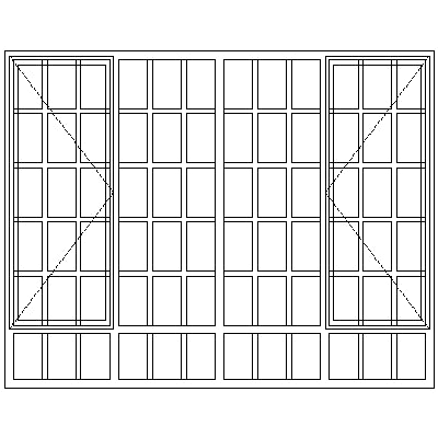 SD522/G Strongwood Security Window 2265W X 1775H