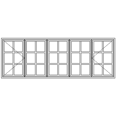 WC229 Small Pane 2620W X 910H