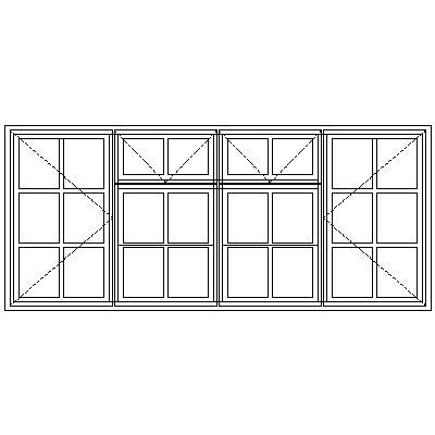 WC22F Small Pane 2100W X 910H