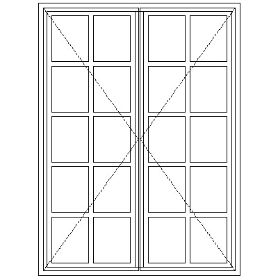 WD57 Small Pane 1060W X 1460H