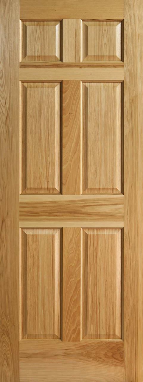 Six Panel Townhouse Meranti Door | Exterior Timber Doors