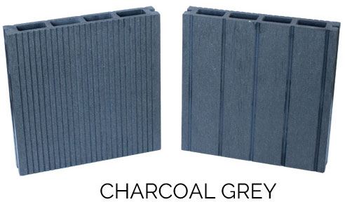 4 Everdeck Charcoal Grey Composite Decking Slat