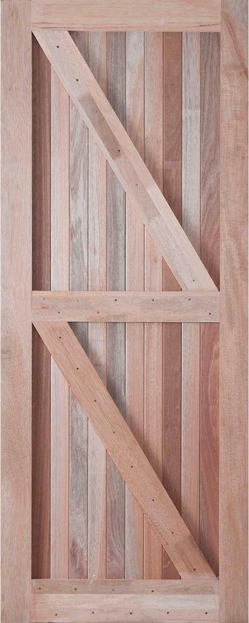 Meranti Frame Ledge & Braced Door 813×2032 | Z-Brace