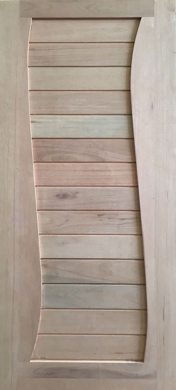 S-Curve Horizontal Slatted door 813 X 2032