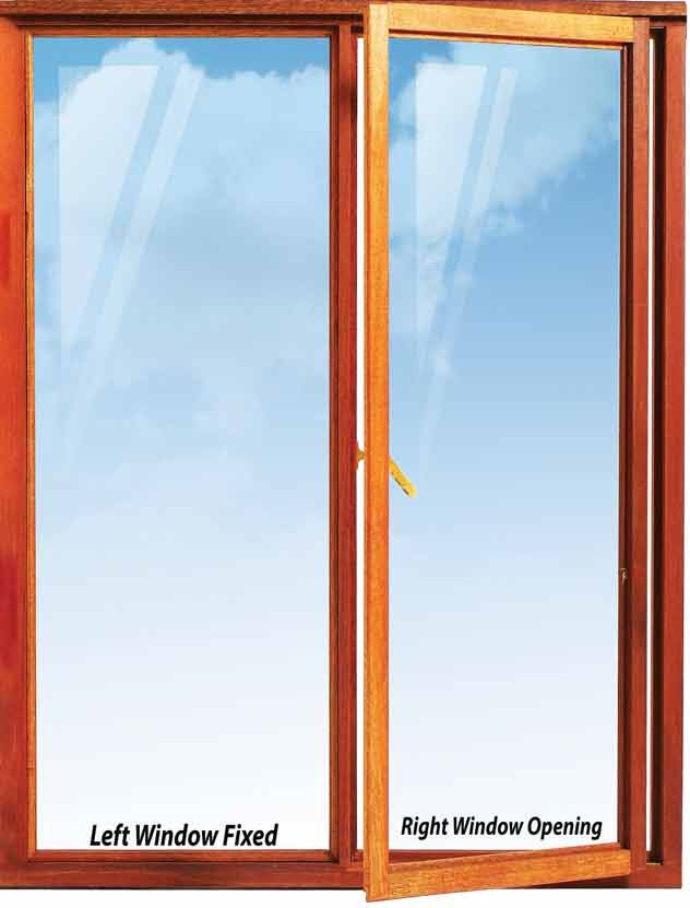 ND52 Full Pane | Single Side Opener With Fixed Pane
