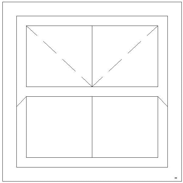 900W X 900H Victorian Mock Sash Window