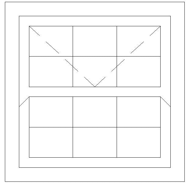 900W X 900H Cape Dutch Mock Sash Window