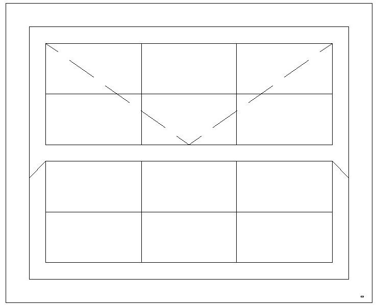 1200W X 900H Cape Dutch Mock Sash Window