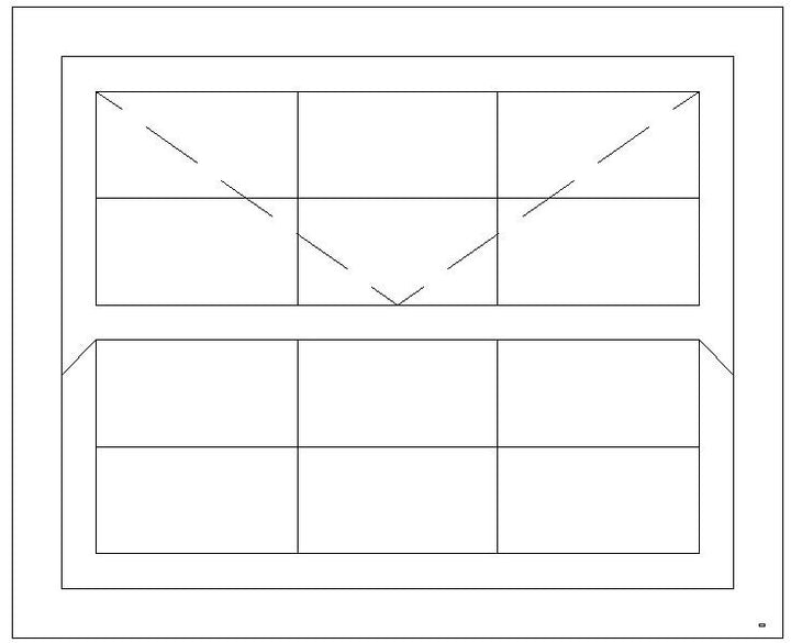 1200W X 900H Cape Dutch Mock Sash Window