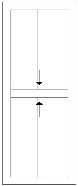 600W X 1500H Victorian Sliding Sash Window