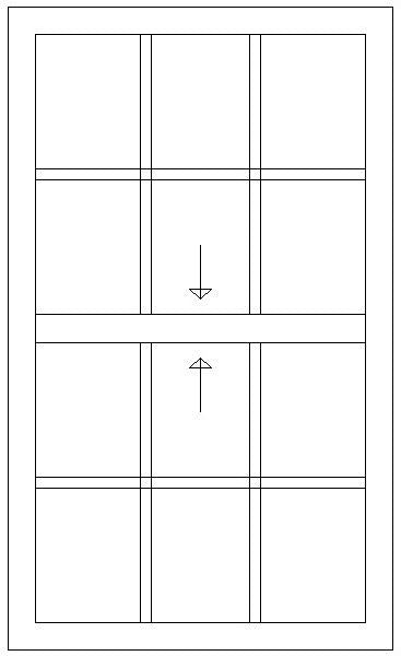 900W X 1500H Cape Dutch Sliding Sash Window