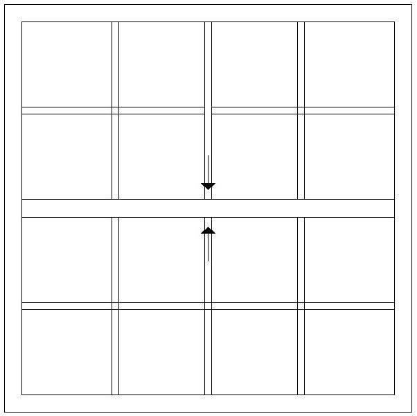 1500W X 1500H Cape Dutch Sliding Sash Window