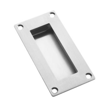 SS Rectangular Flush Pull QS4419