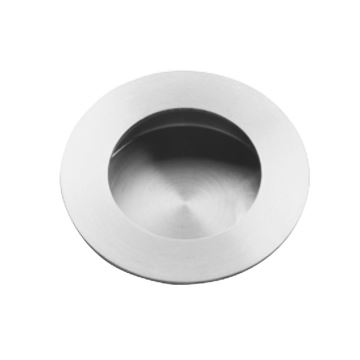 Stainless steel round flush pull with round pull QS4457/2