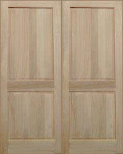 Pair of 2 Panel Doors 1613W x 2032H