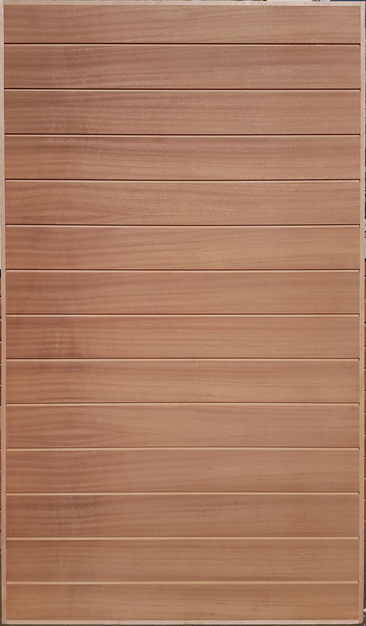 Sapele Horizontal Solid Pivot 1200W X 2032H
