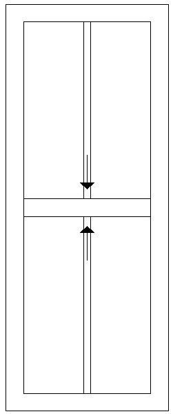 600W X 1500H Victorian Sliding Sash Window