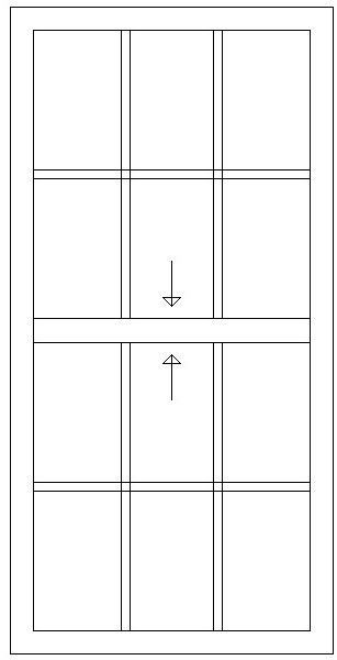 900W X 1800H Cape Dutch Sliding Sash Window