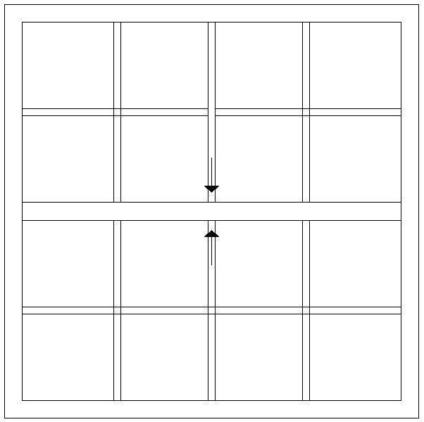 1500W X 1500H Cape Dutch Sliding Sash Window