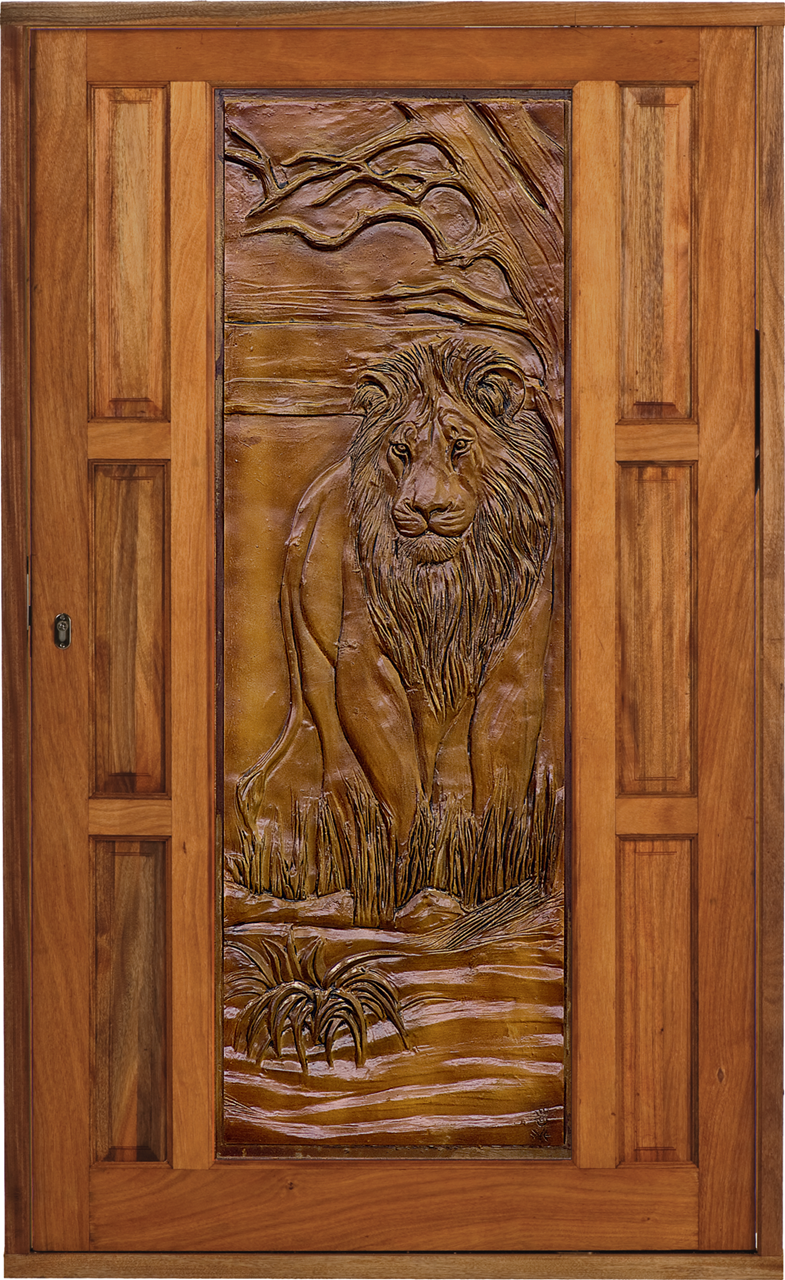 Swartland Lion Skin Pivot Pre Hung