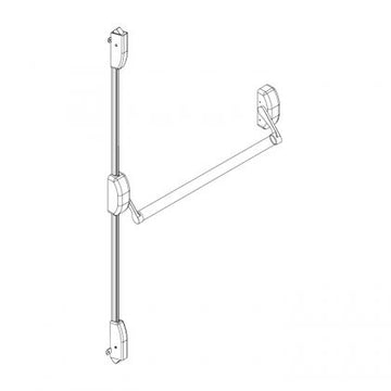 Stainless Steel Push Bar | Single Point Lock | Doors Direct