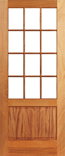 Winsters PD19 Small Pane Top Solid Bottom 813 X 2032