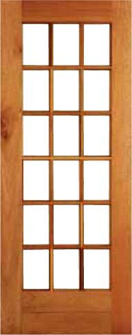 Lotus 18 Light Cottage Pane Door 813 X 2032
