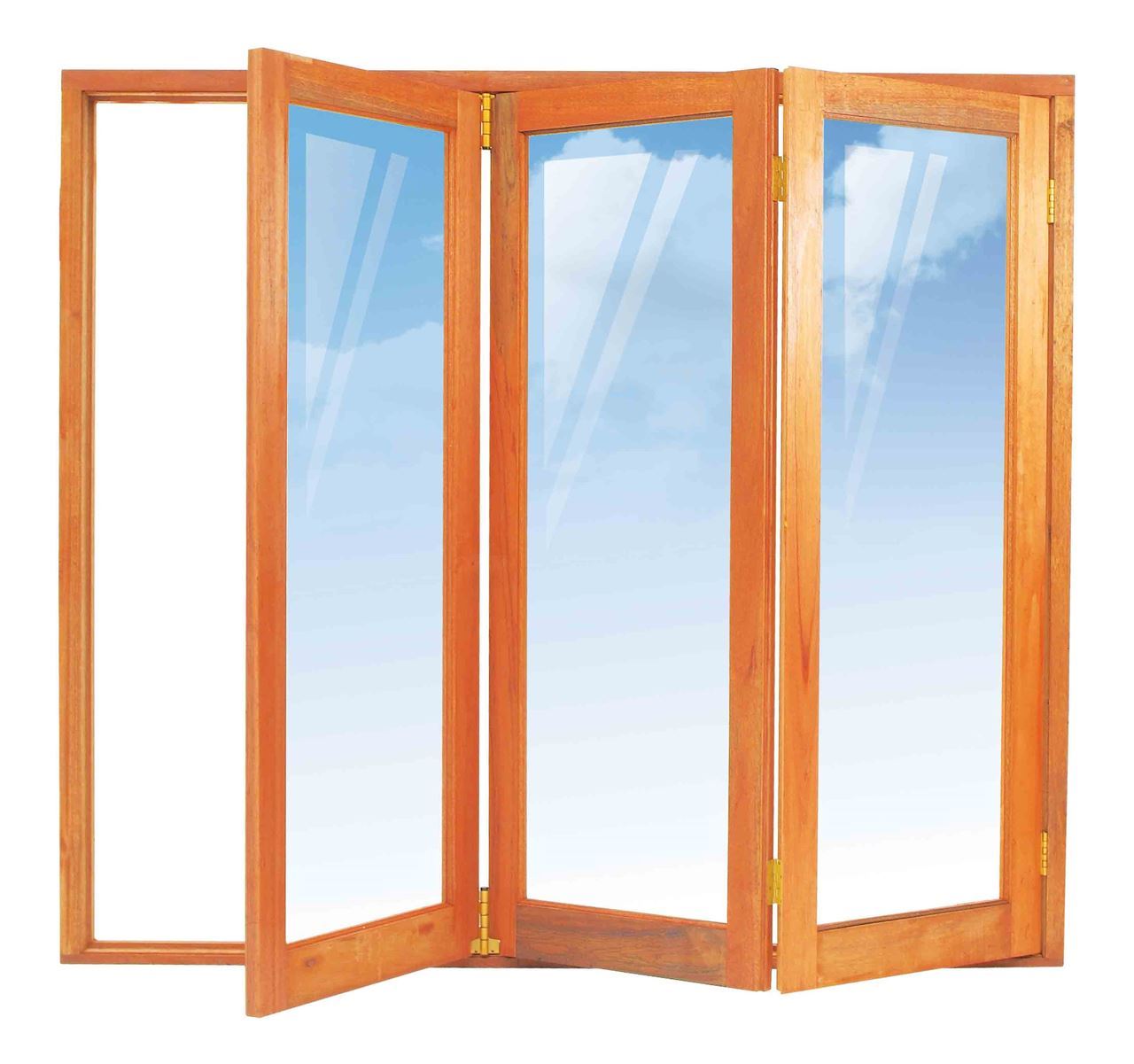 1800mm 3 Door Full Pane Folding Unit RHS